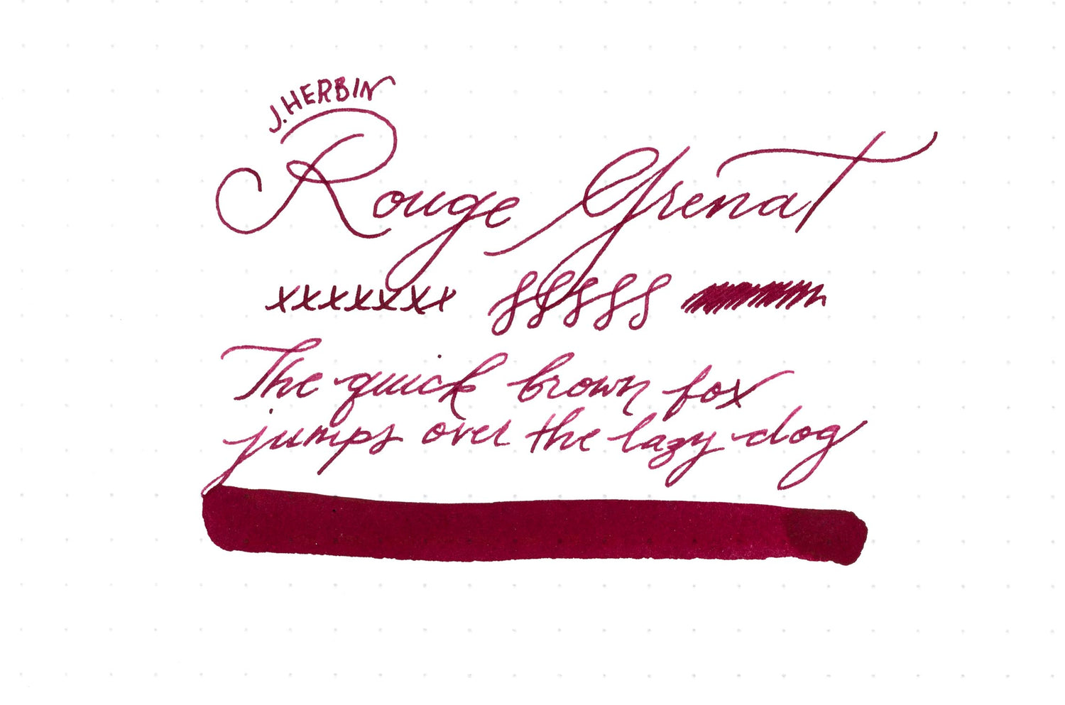 J. Herbin Ink Cartridge - Rouge Grenat