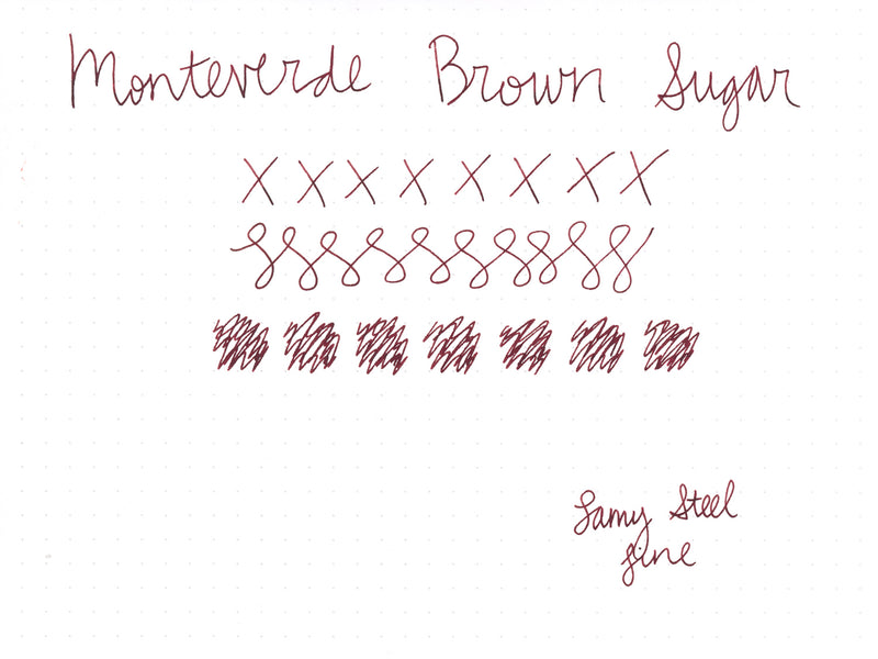 Monteverde Brown Sugar - Ink Sample