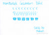 Monteverde Caribbean Blue - Ink Sample