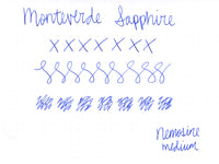 Monteverde Sapphire - Ink Sample