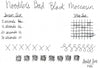 Noodler's Bad Black Moccasin - Ink Sample