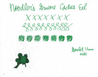 Noodler's Gruene Cactus Eel - Ink Sample