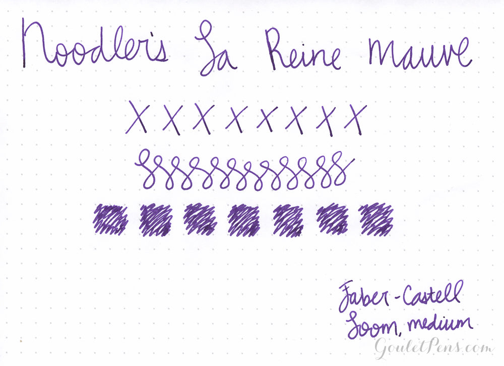 Noodler's La Reine Mauve Fountain Pen Ink - 1oz
