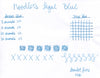 Noodler's Legal Blue - Ink Sample