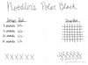 Noodler's Polar Black - Ink Sample