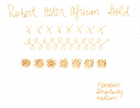 Robert Oster African Gold - Ink Sample