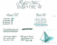 Robert Oster River of Fire - Ink Sample
