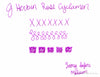 Herbin Rose Cyclamen - Ink Sample