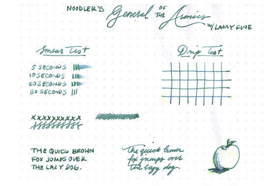 Noodler's General of the Armies fountain pen ink