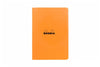 Rhodia Classic Side Staplebound A5 Notebook - Orange, Lined