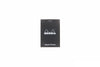 Rhodia No. 12 Small Notepad - Black, Dot Grid
