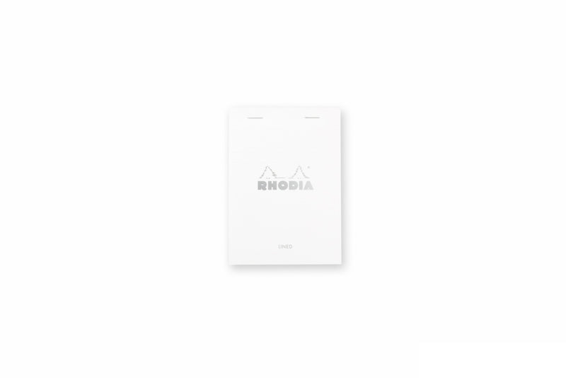 Rhodia No. 13 A6 Notepad - Ice White, Lined